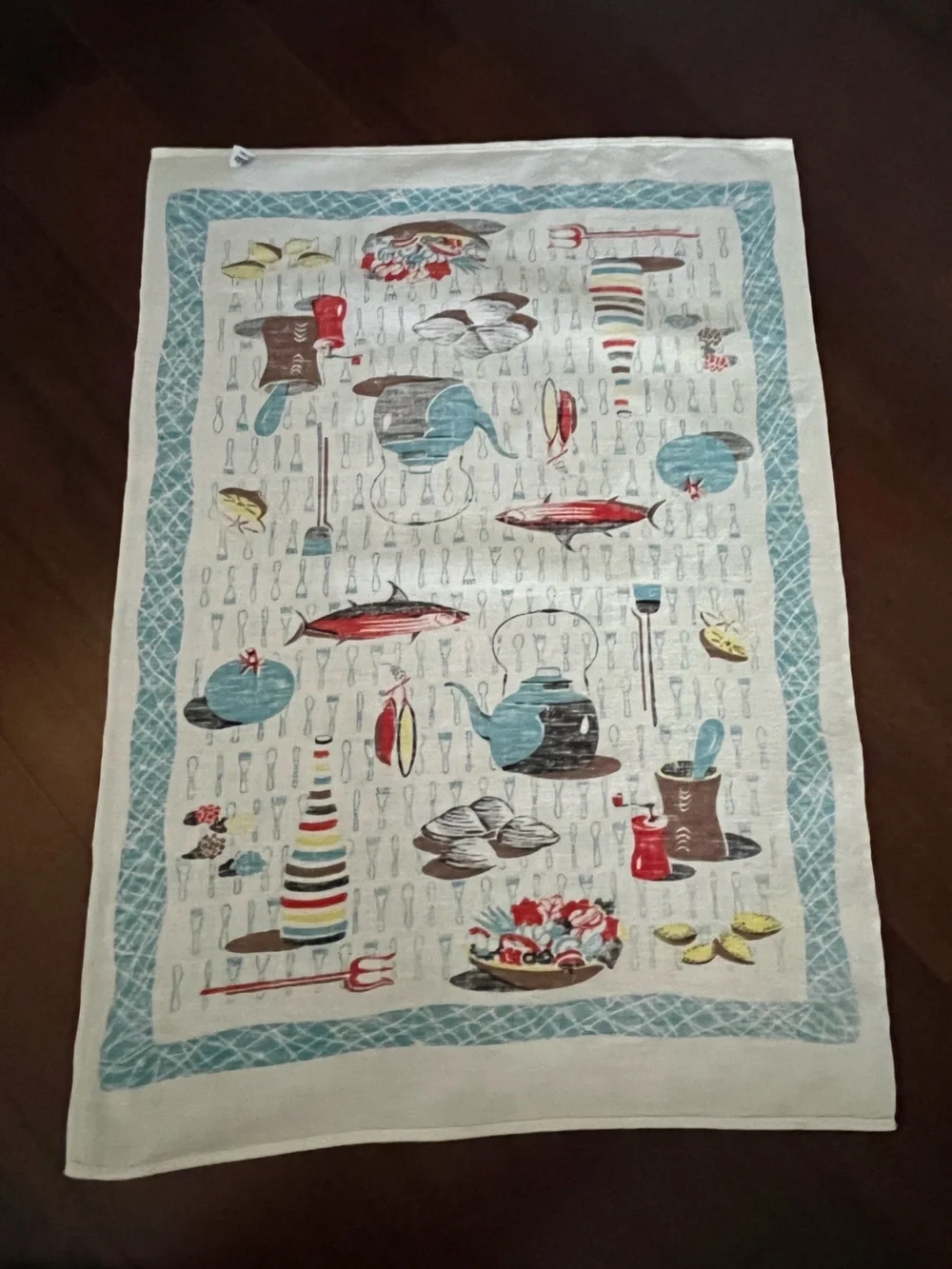 Startex wonder dri MCM fish fruit atomic linen towel camp trident kettle clams